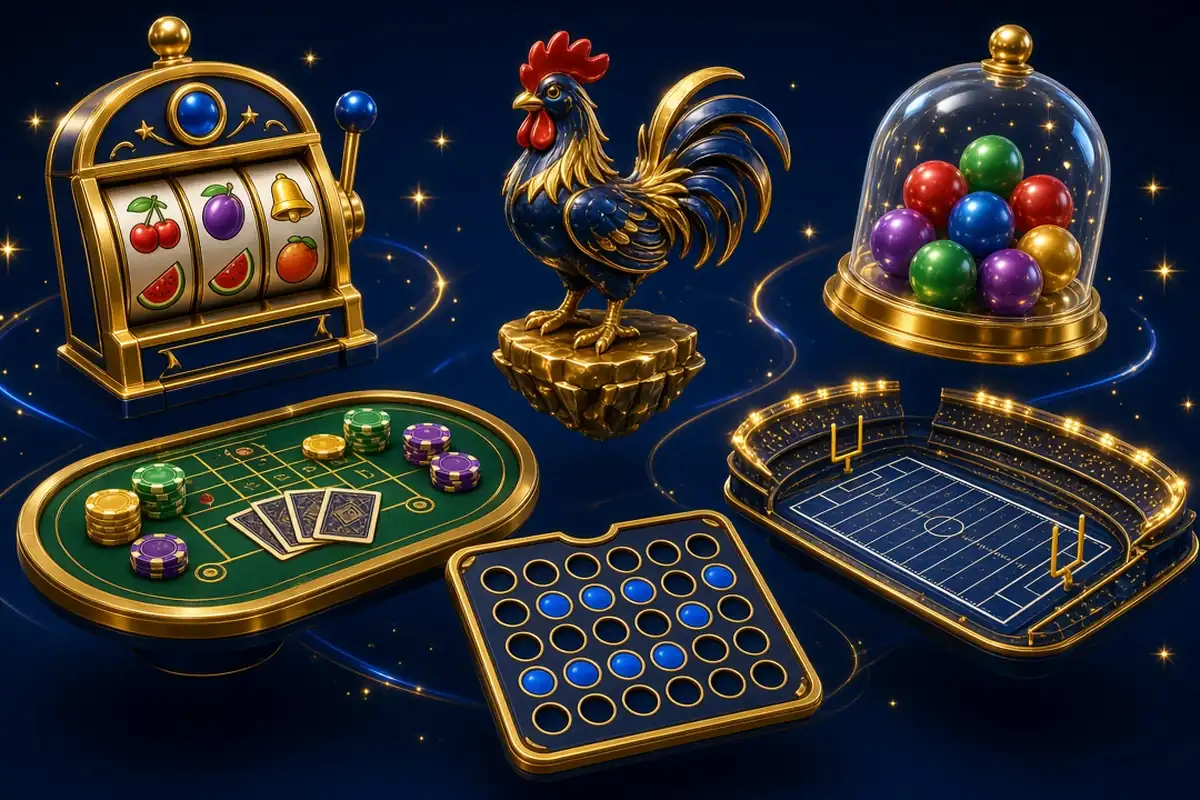 Jun88 2 Sảnh trò chơi Jun88 gồm nổ hũ, casino live, thể thao và đá gà